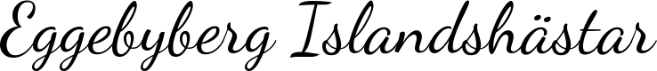 Eggebyberg Islandshästar